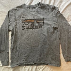 Patagonia Grey men’s longsleeve tee